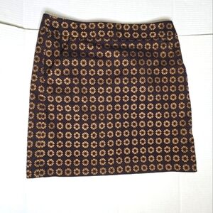 Ann Taylor Loft Flower Print Skirt